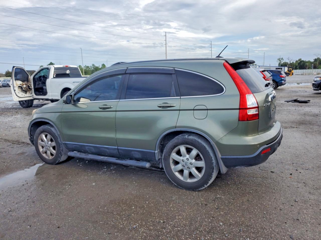 2007 Honda Cr-v Exl Зеленый vin: JHLRE48717C040021