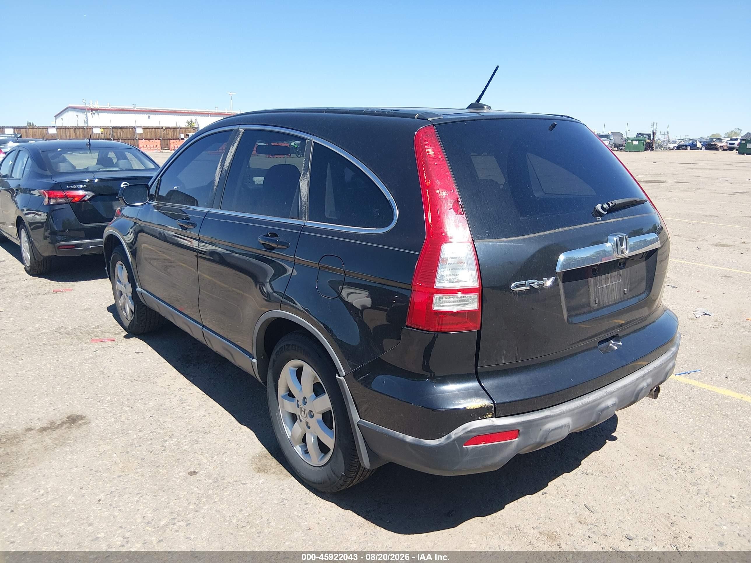 2007 Honda Cr-v Ex-l Black vin: JHLRE48717C040472