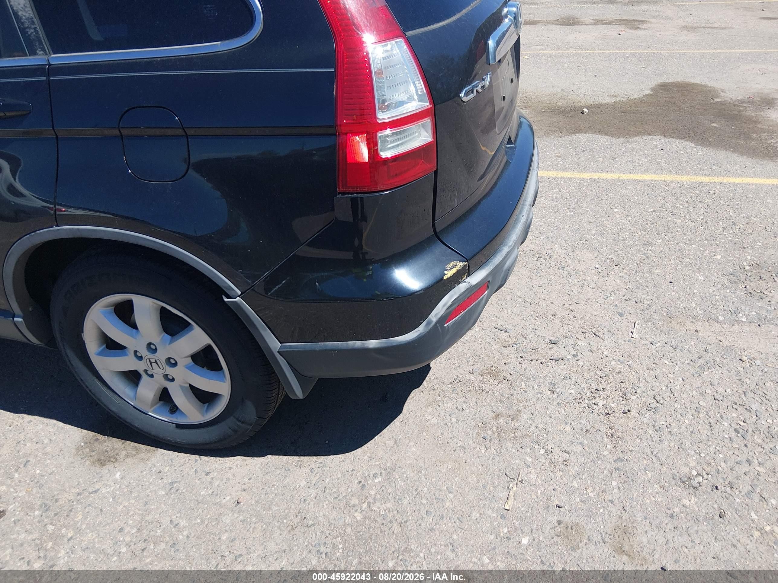 2007 Honda Cr-v Ex-l Black vin: JHLRE48717C040472