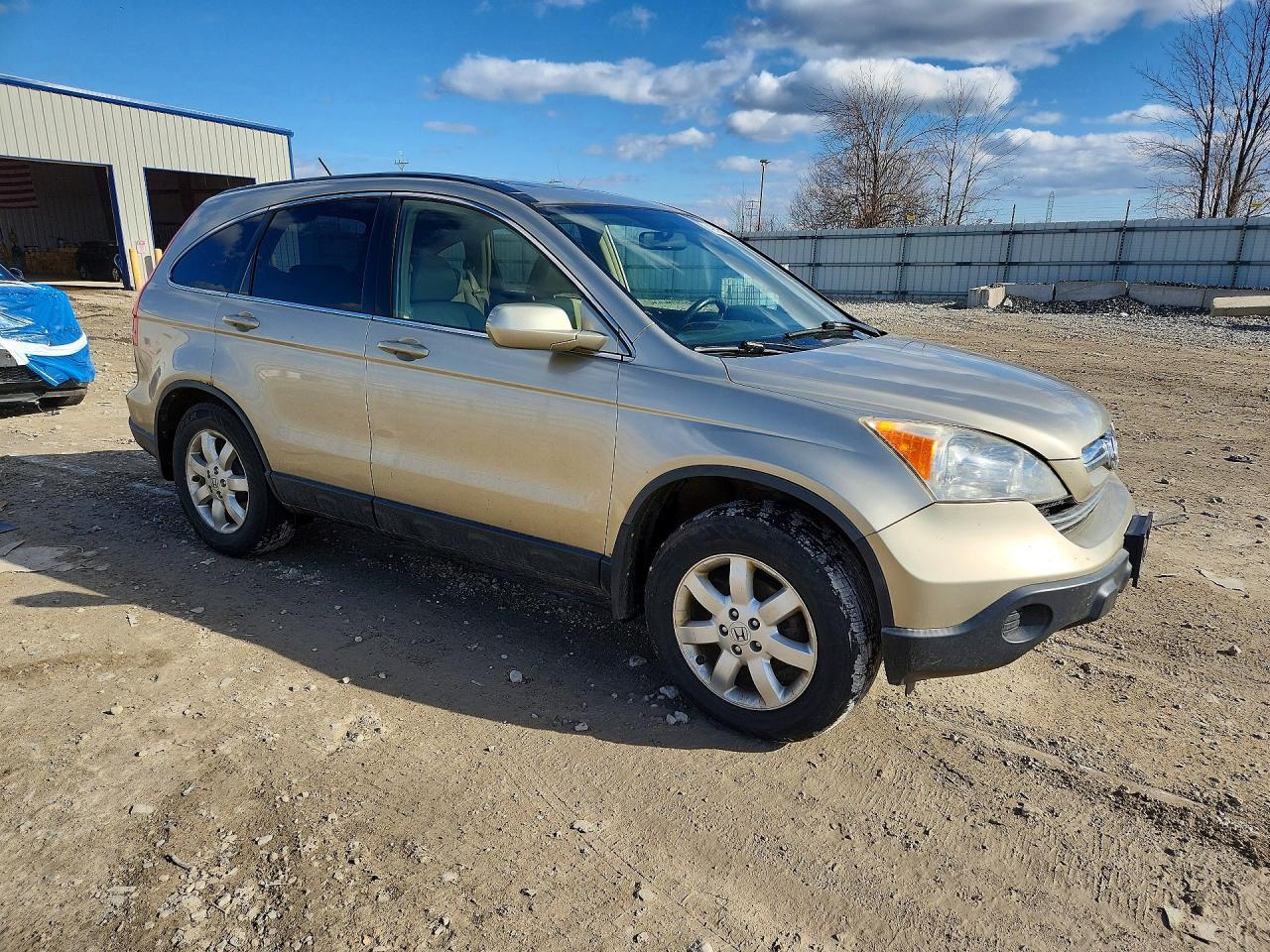 2007 Honda Cr-v Exl Tan vin: JHLRE48717C053304