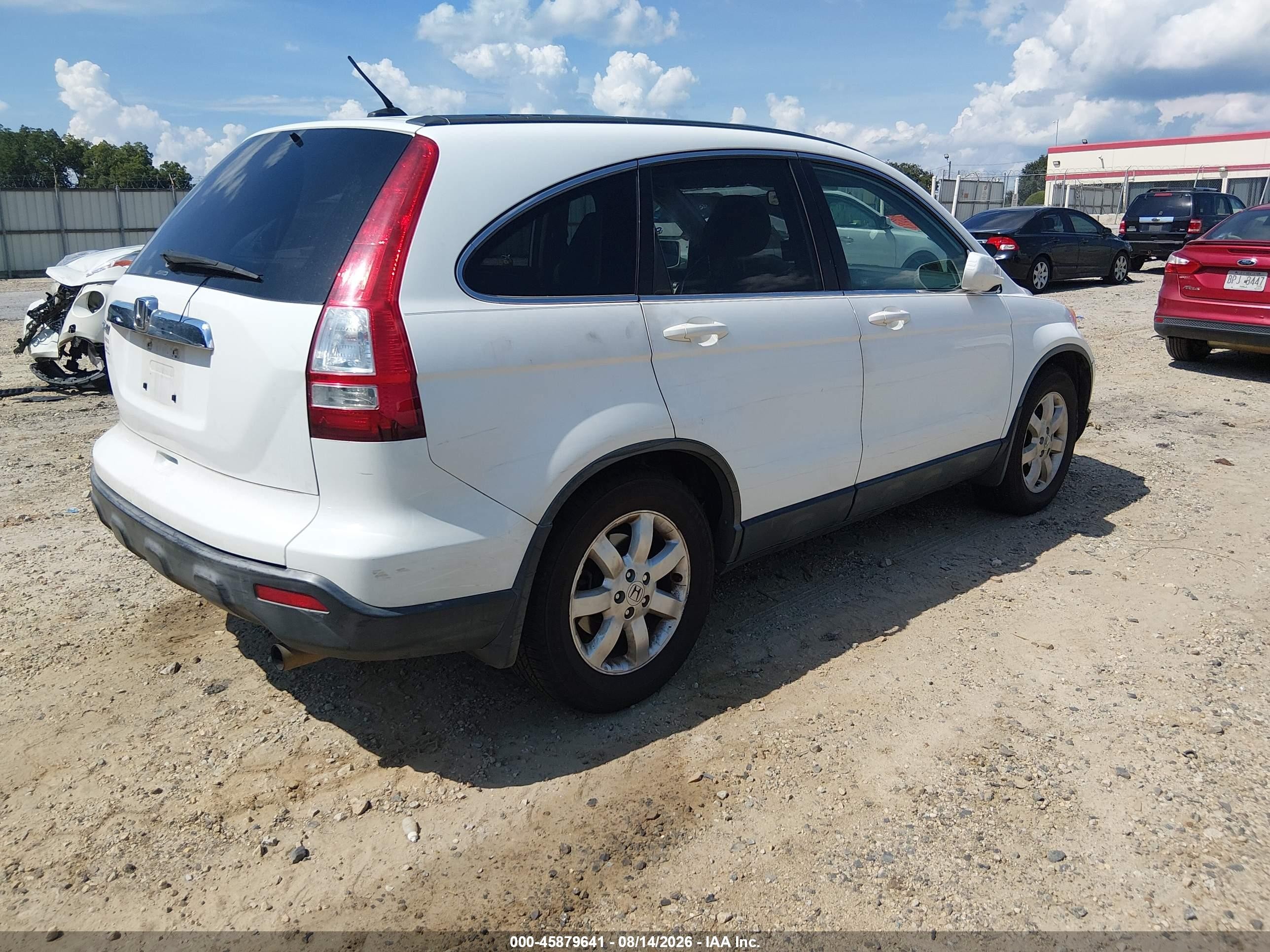 2007 Honda Cr-v Ex-l Белый vin: JHLRE48717C061418