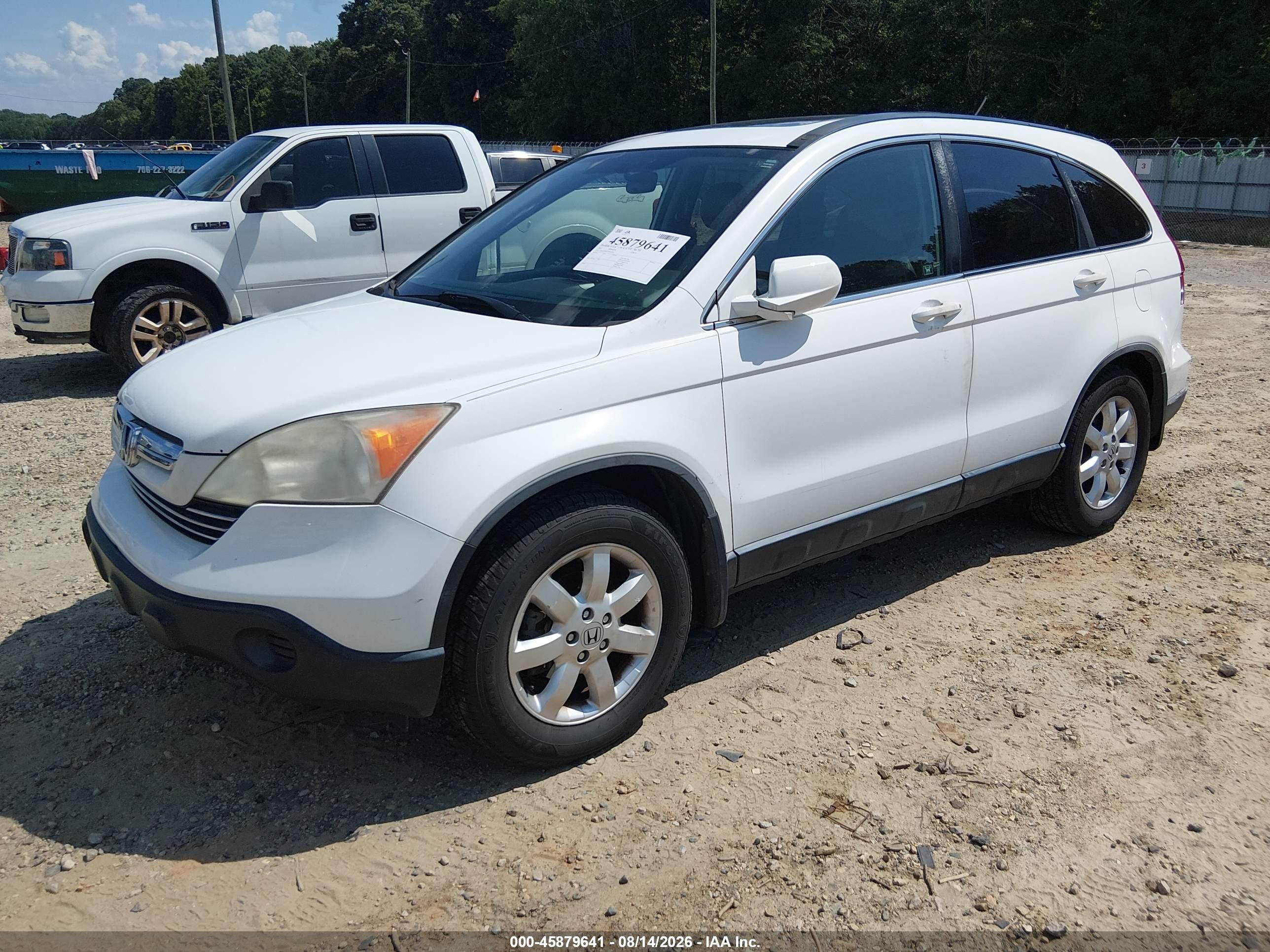 2007 Honda Cr-v Ex-l Белый vin: JHLRE48717C061418