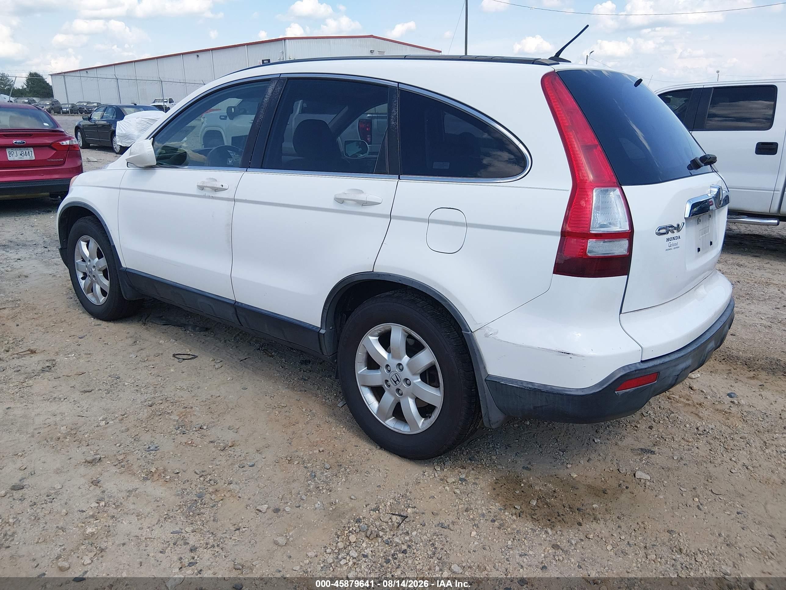 2007 Honda Cr-v Ex-l Белый vin: JHLRE48717C061418