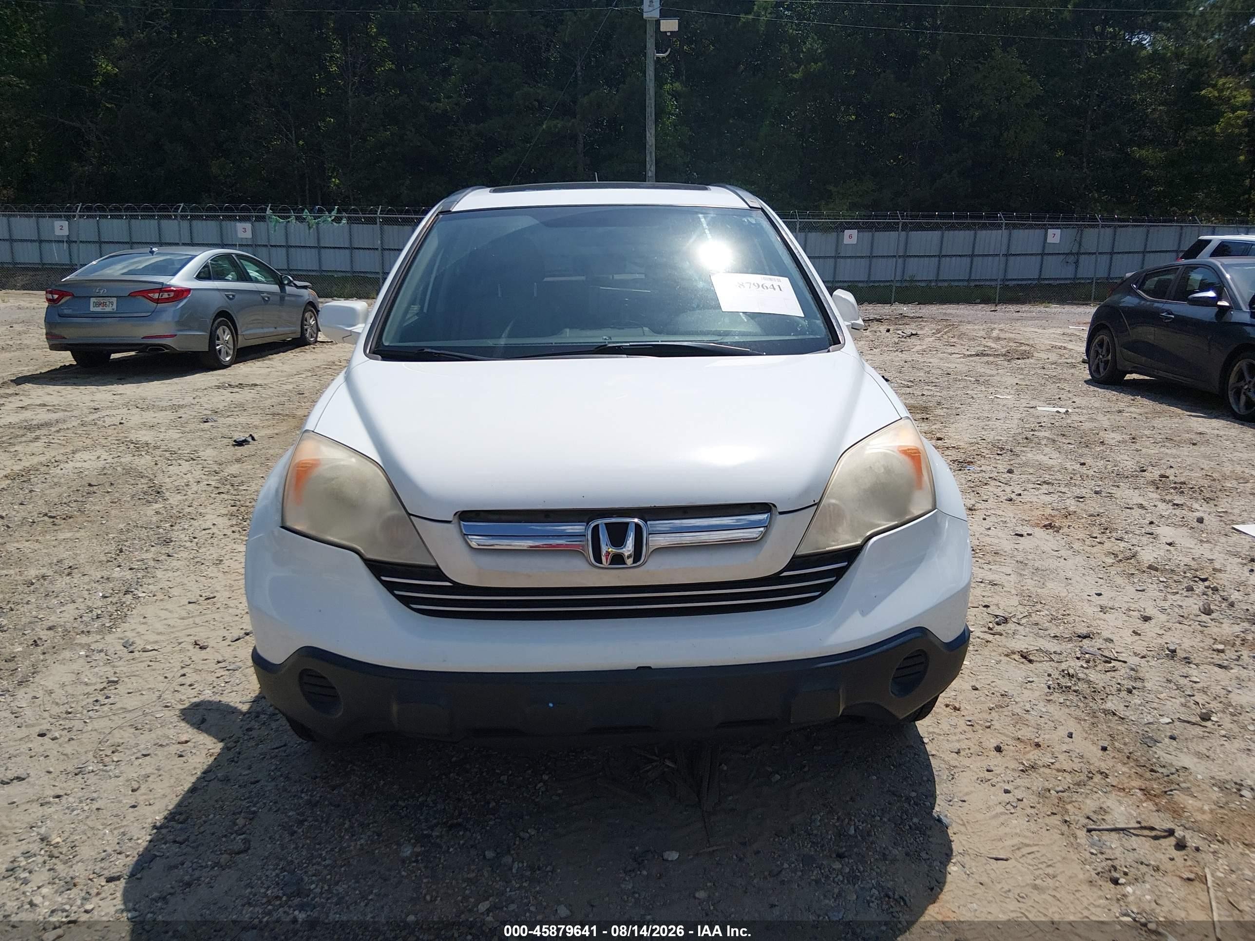 2007 Honda Cr-v Ex-l Белый vin: JHLRE48717C061418