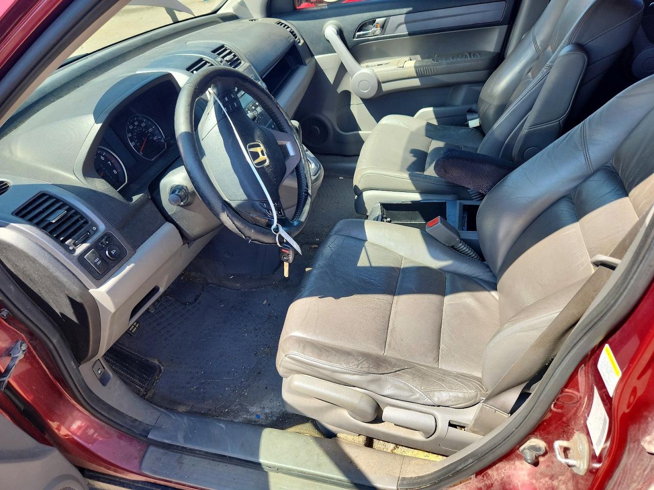 2007 Honda Cr-v Exl Burgundy vin: JHLRE48717C069065
