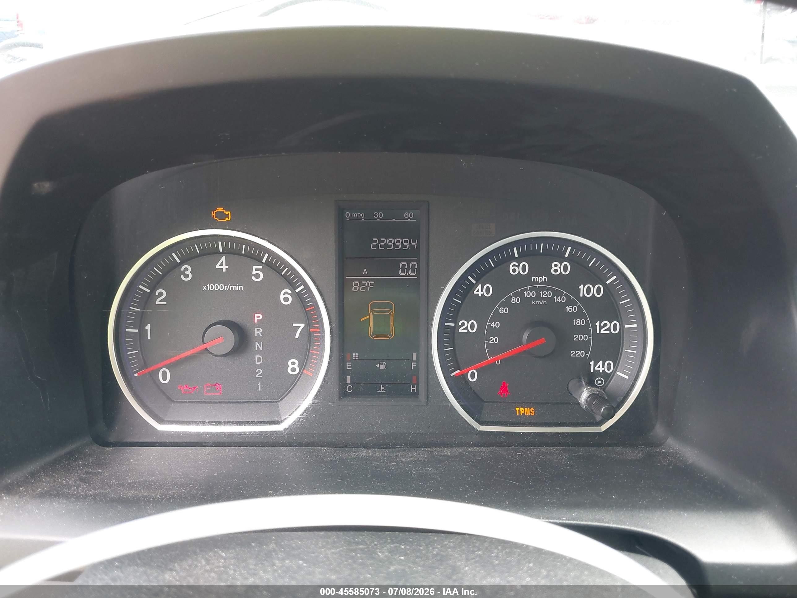 2007 Honda Cr-v Ex-l Blue vin: JHLRE48717C077845