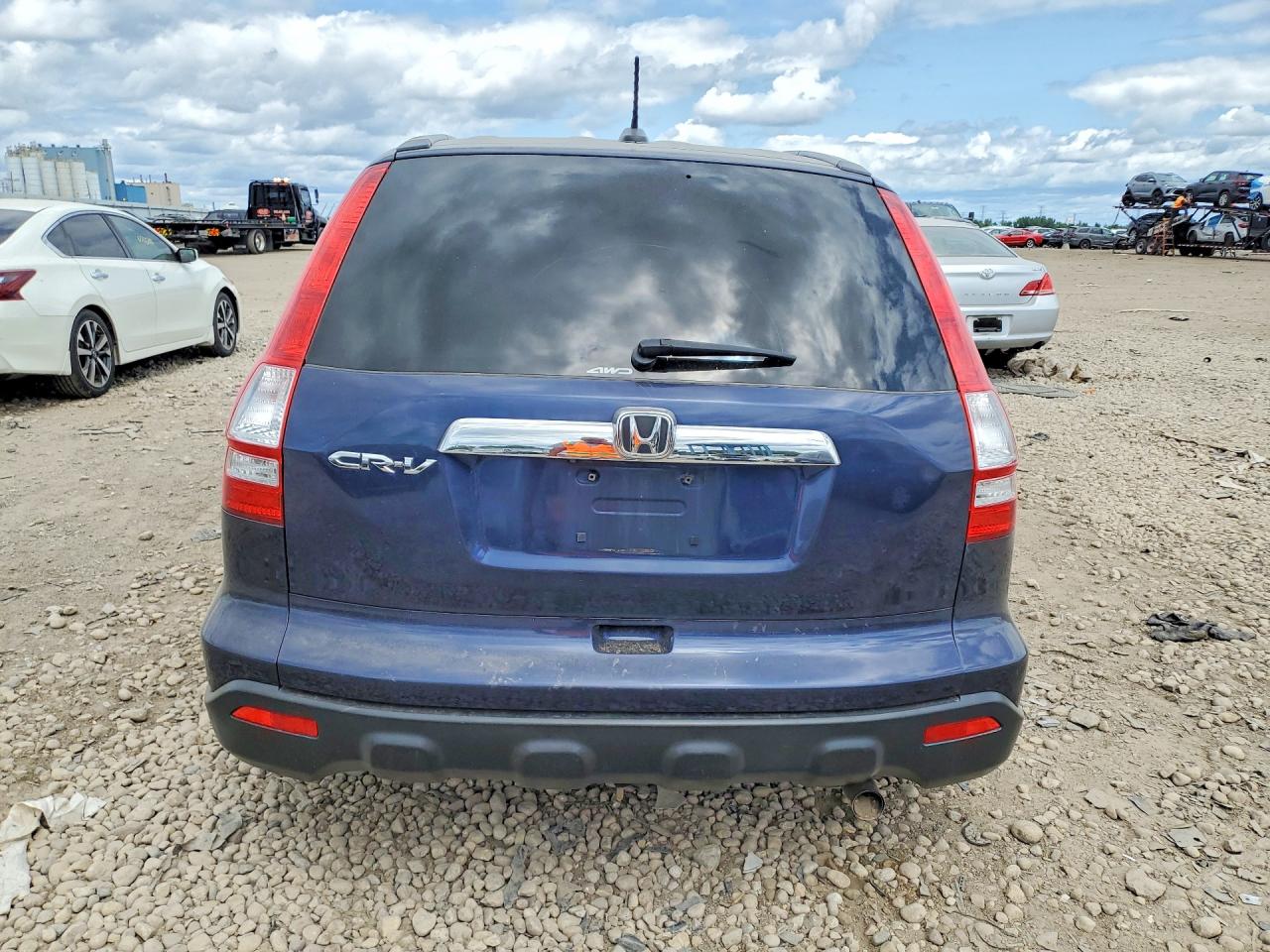 2007 Honda Cr-v Exl Blue vin: JHLRE48717C077974