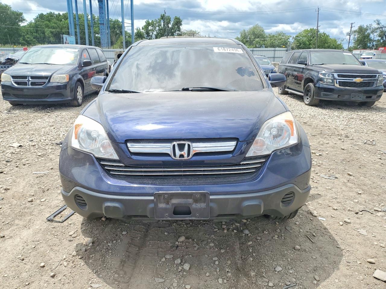 2007 Honda Cr-v Exl Blue vin: JHLRE48717C077974