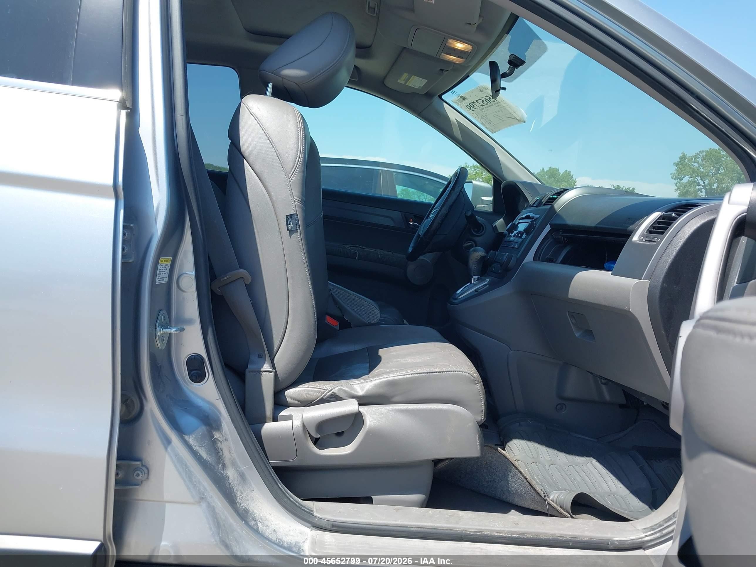2007 Honda Cr-v Ex-l Silver vin: JHLRE48717C095522