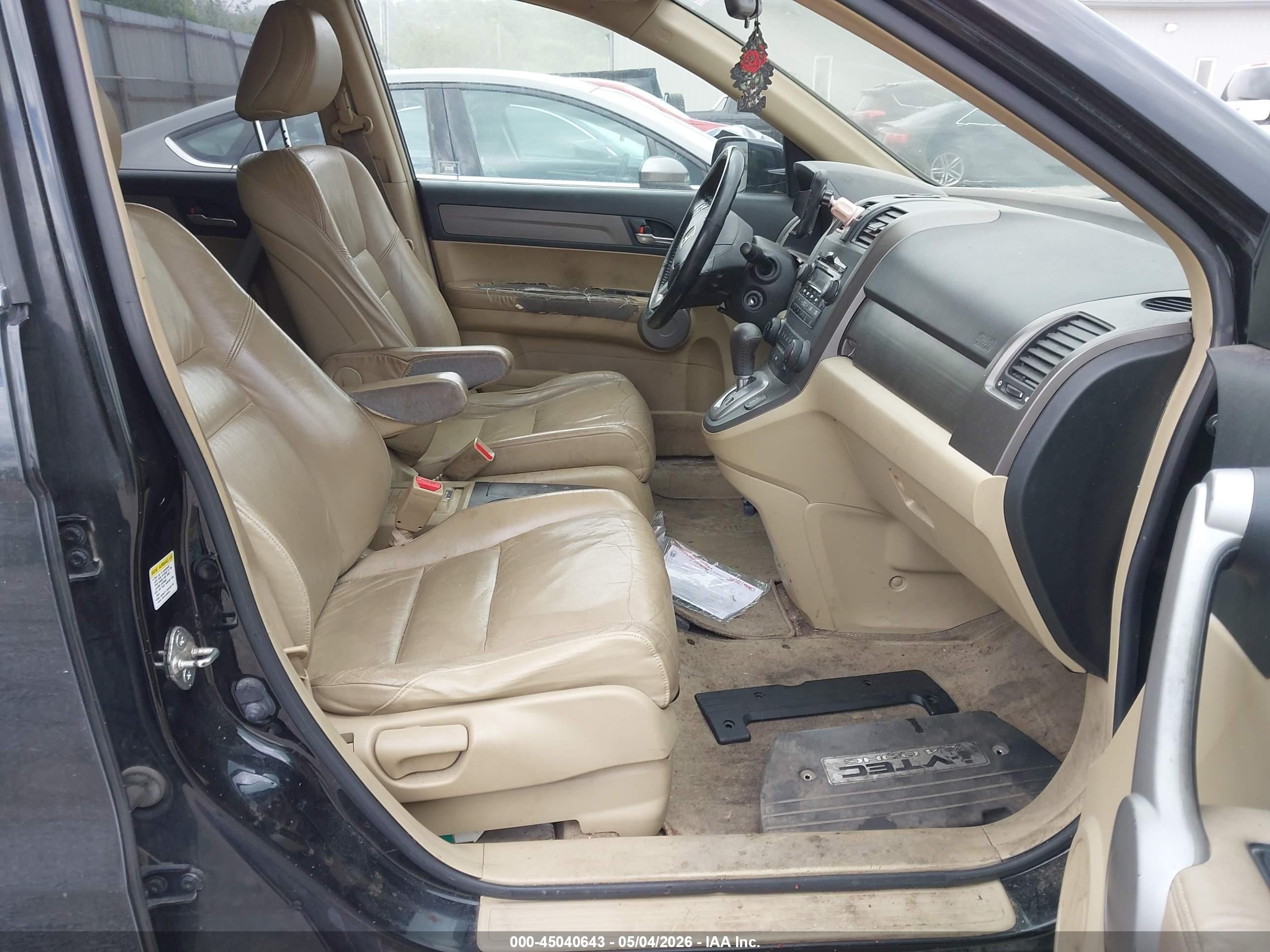 2007 Honda Cr-v Ex-l Black vin: JHLRE48717C111685