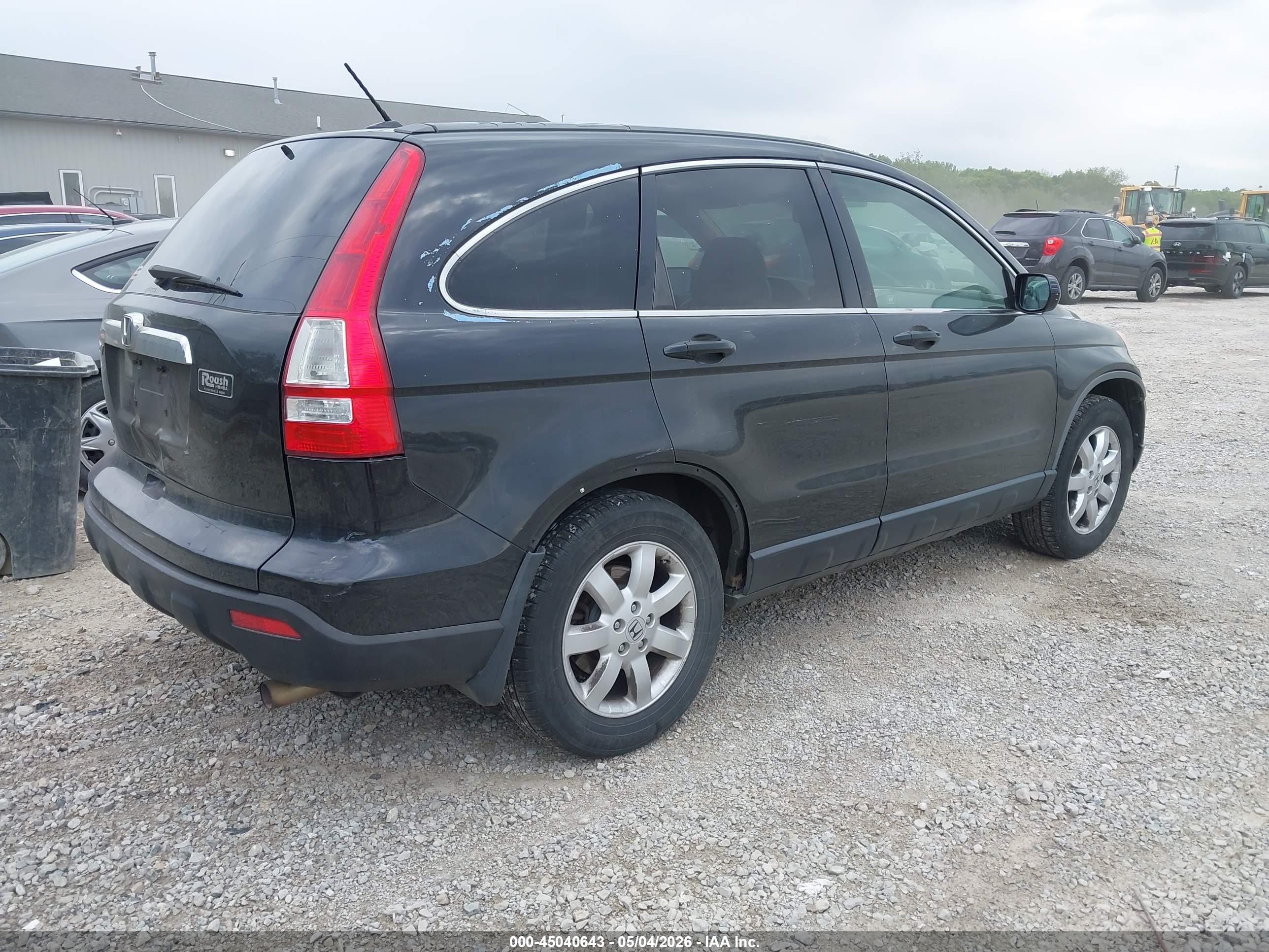 2007 Honda Cr-v Ex-l Black vin: JHLRE48717C111685