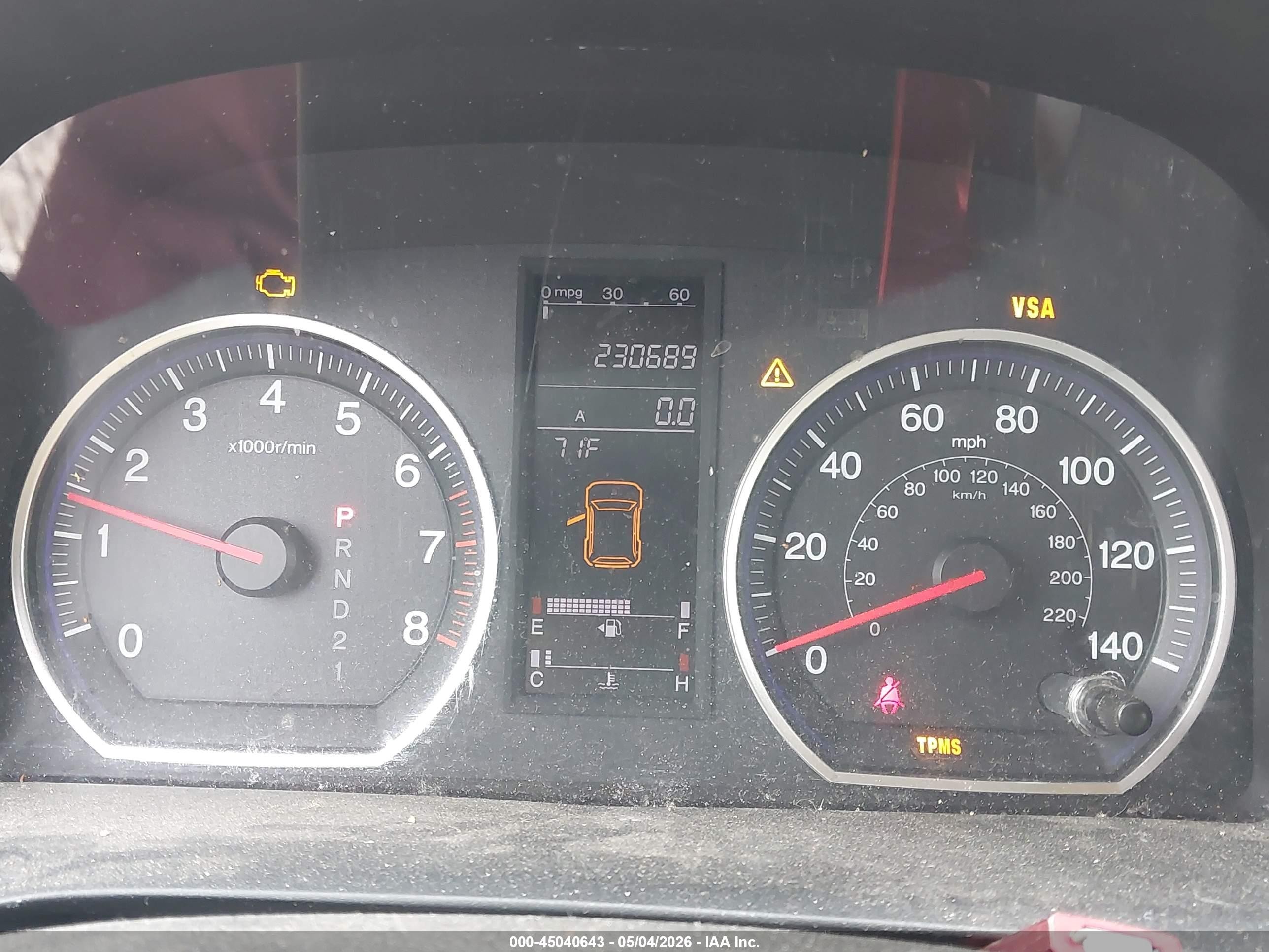 2007 Honda Cr-v Ex-l Black vin: JHLRE48717C111685