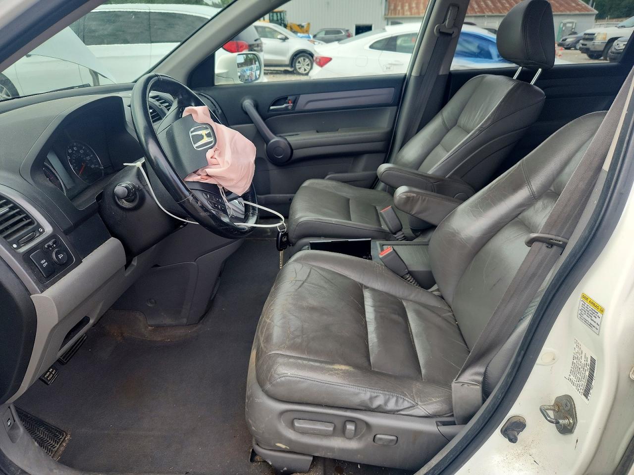 2008 Honda Cr-v Exl White vin: JHLRE48718C033572