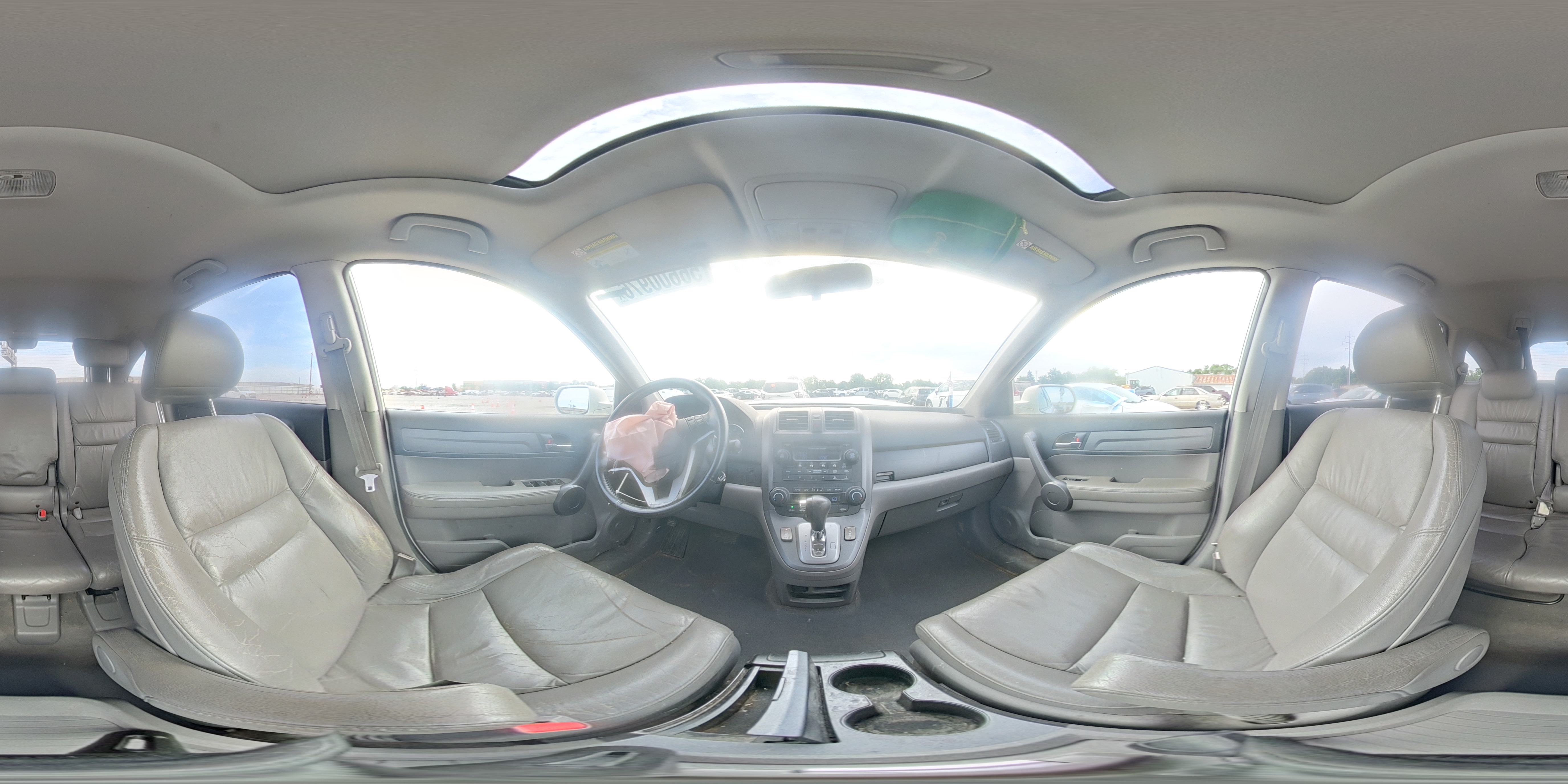 2008 Honda Cr-v Exl White vin: JHLRE48718C033572