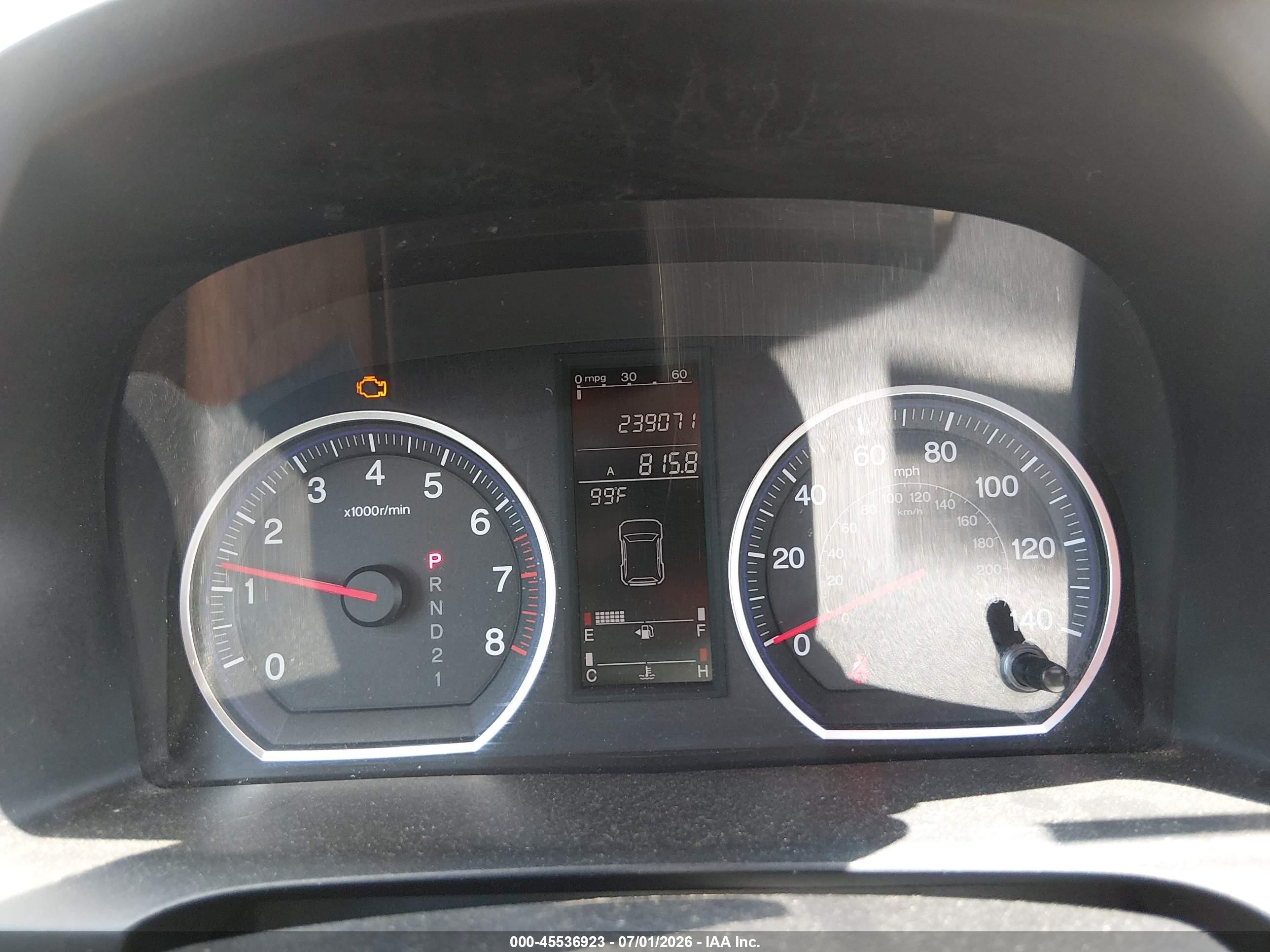 2008 Honda Cr-v Ex-l Gold vin: JHLRE48718C042823