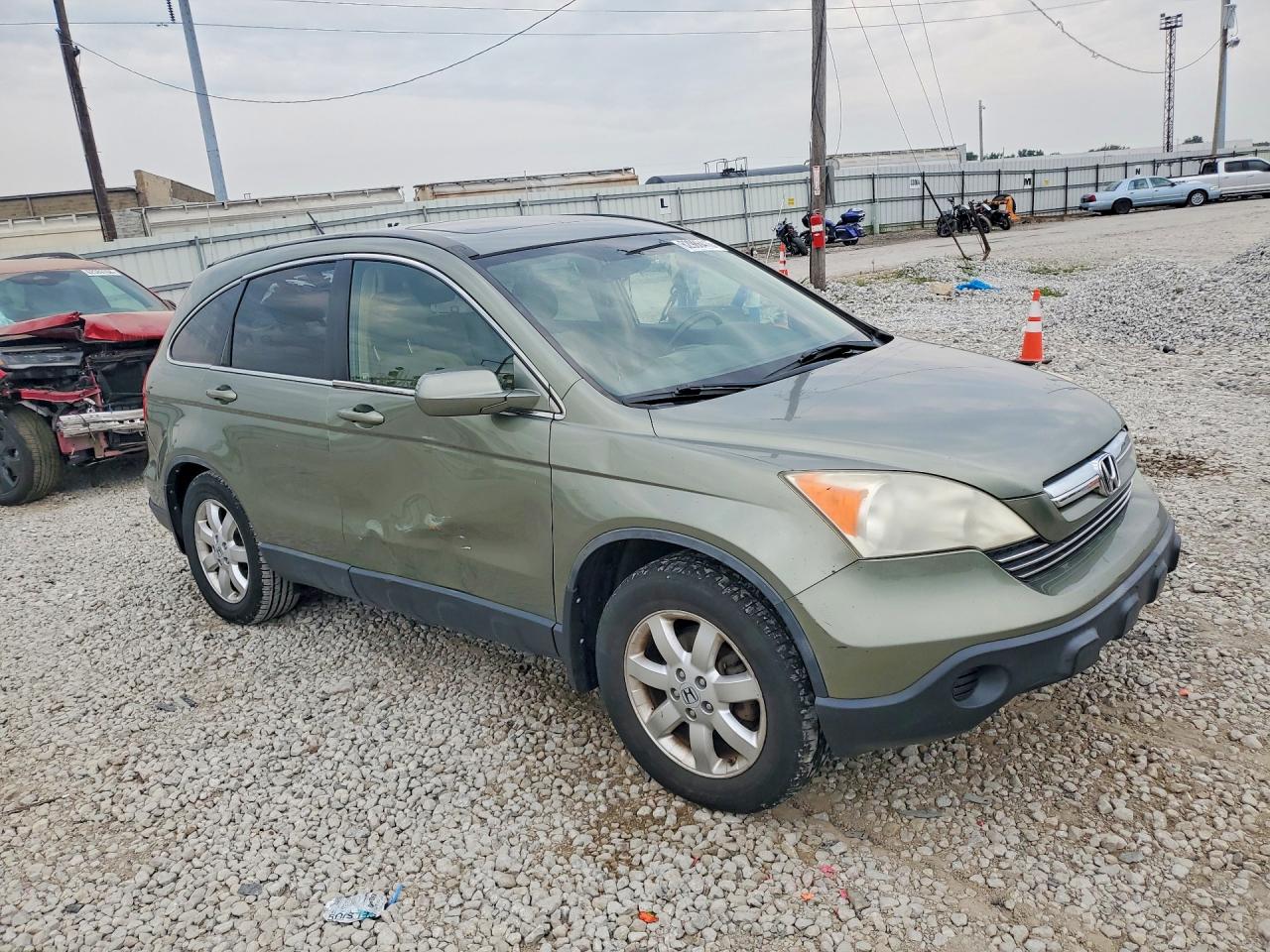2008 Honda Cr-v Exl Green vin: JHLRE48718C044135