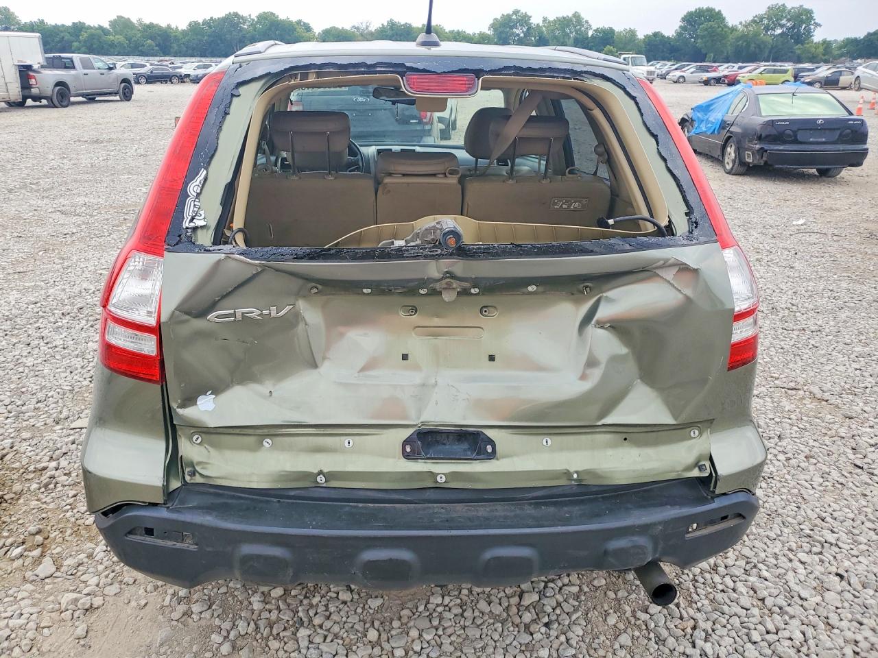 2008 Honda Cr-v Exl Green vin: JHLRE48718C044135