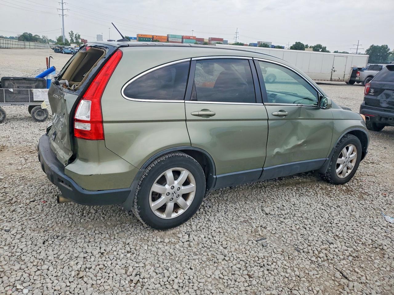 2008 Honda Cr-v Exl Green vin: JHLRE48718C044135