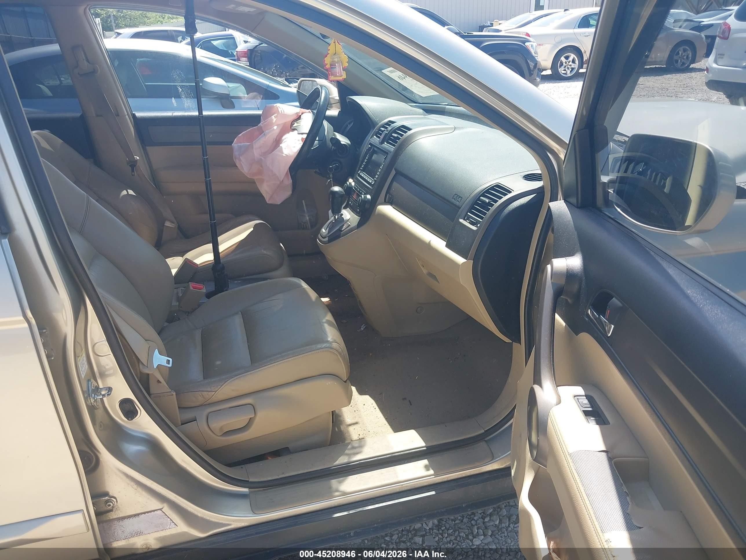 2008 Honda Cr-v Ex-l Gold vin: JHLRE48718C048072