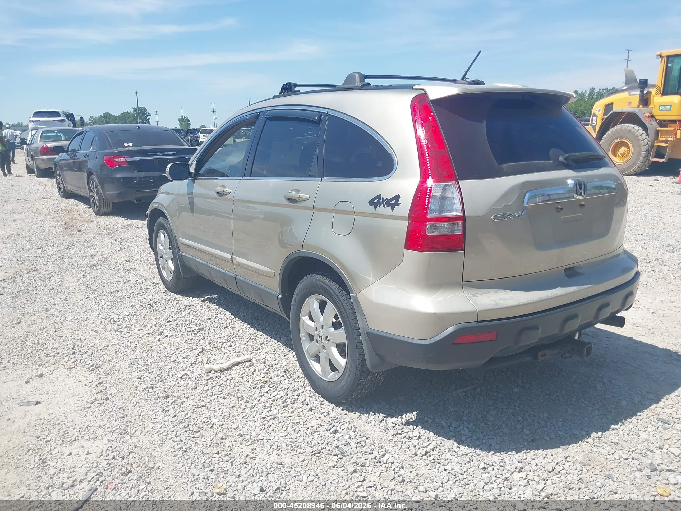 2008 Honda Cr-v Ex-l Gold vin: JHLRE48718C048072