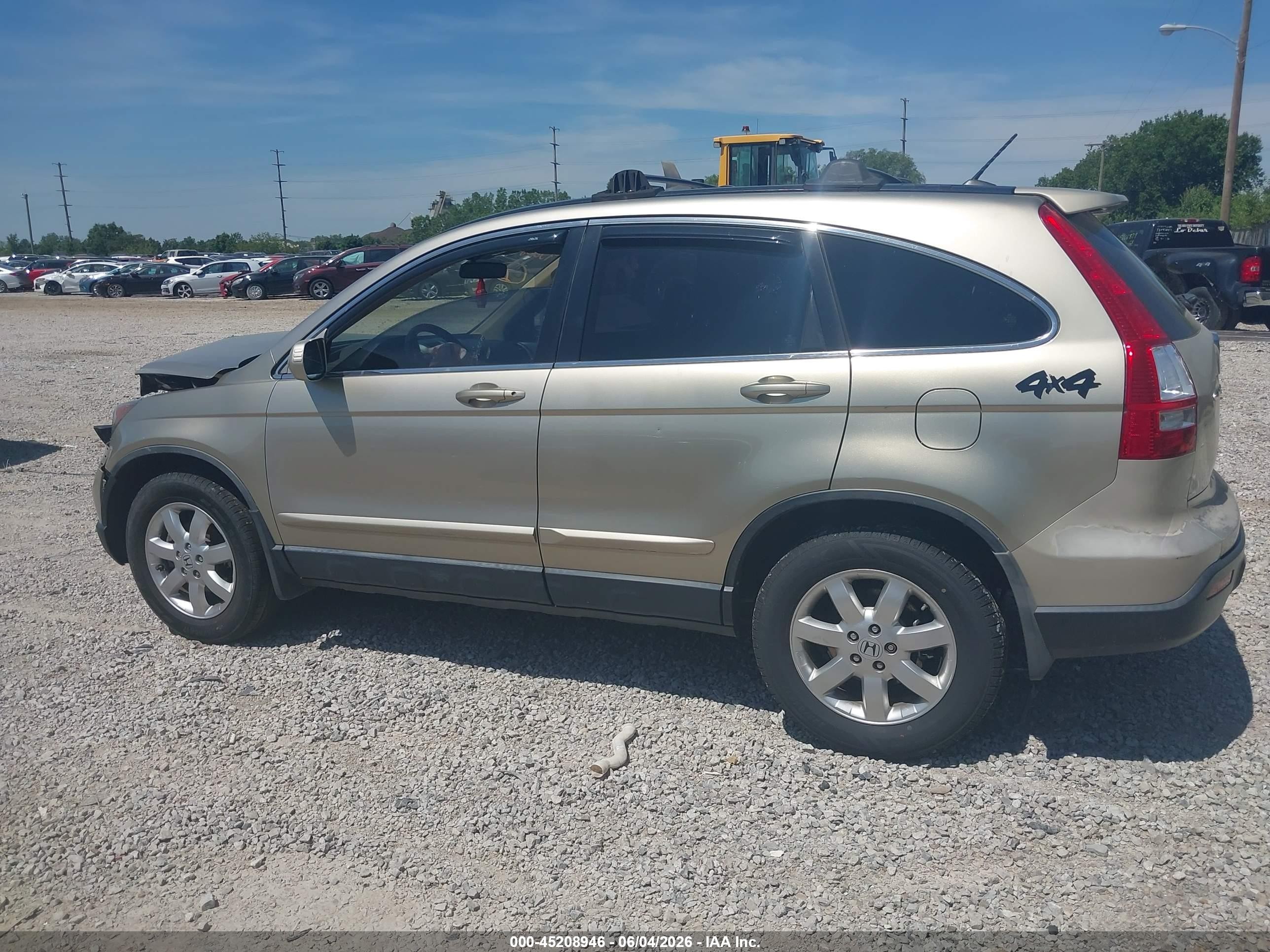 2008 Honda Cr-v Ex-l Gold vin: JHLRE48718C048072