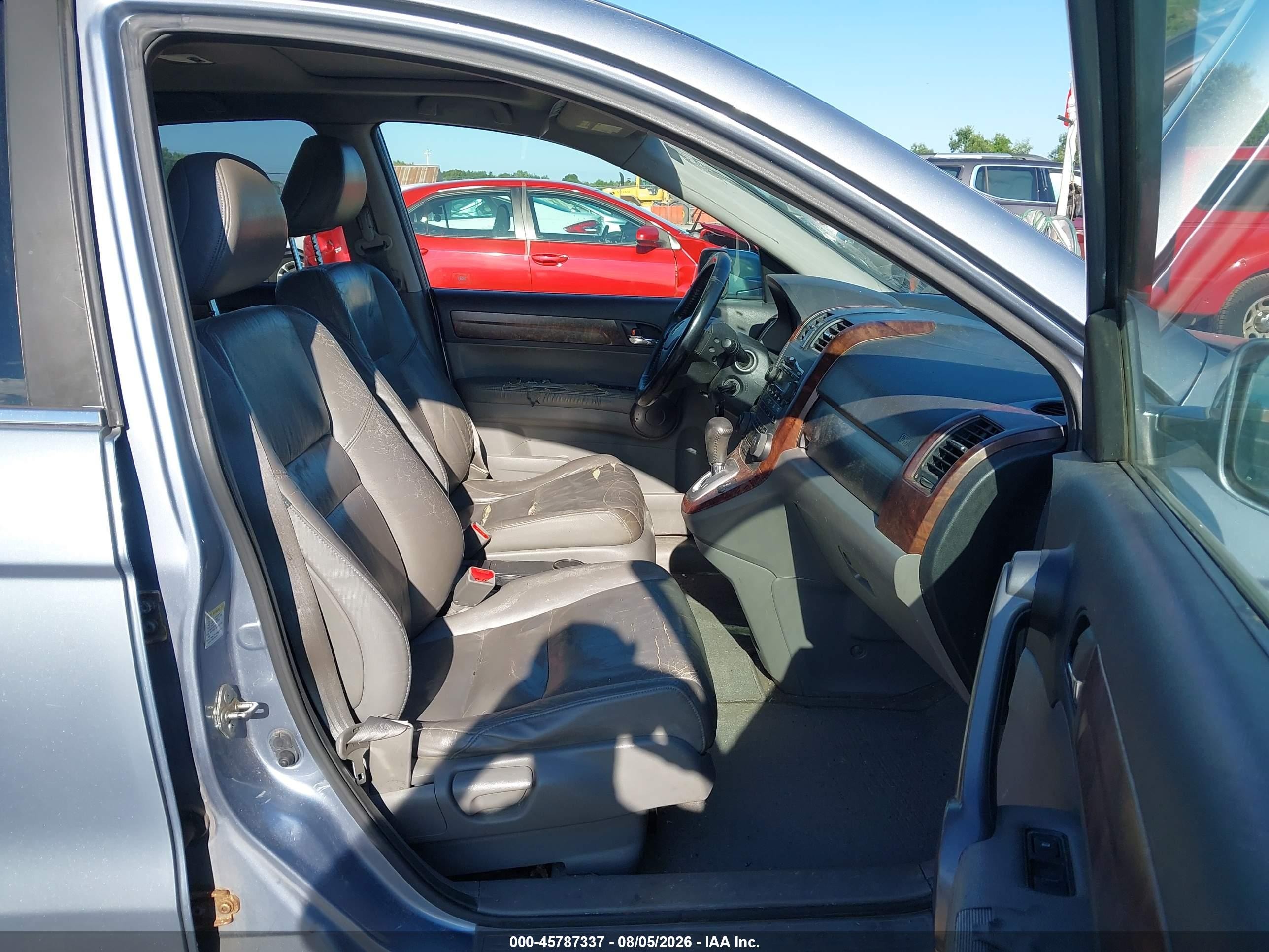 2008 Honda Cr-v Ex-l Light Blue vin: JHLRE48718C048590