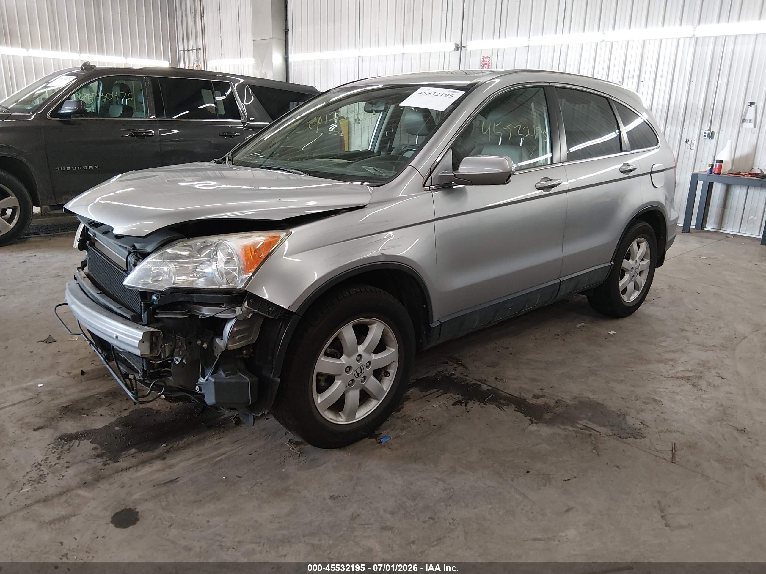 2008 Honda Cr-v Ex-l Gray vin: JHLRE48718C073411