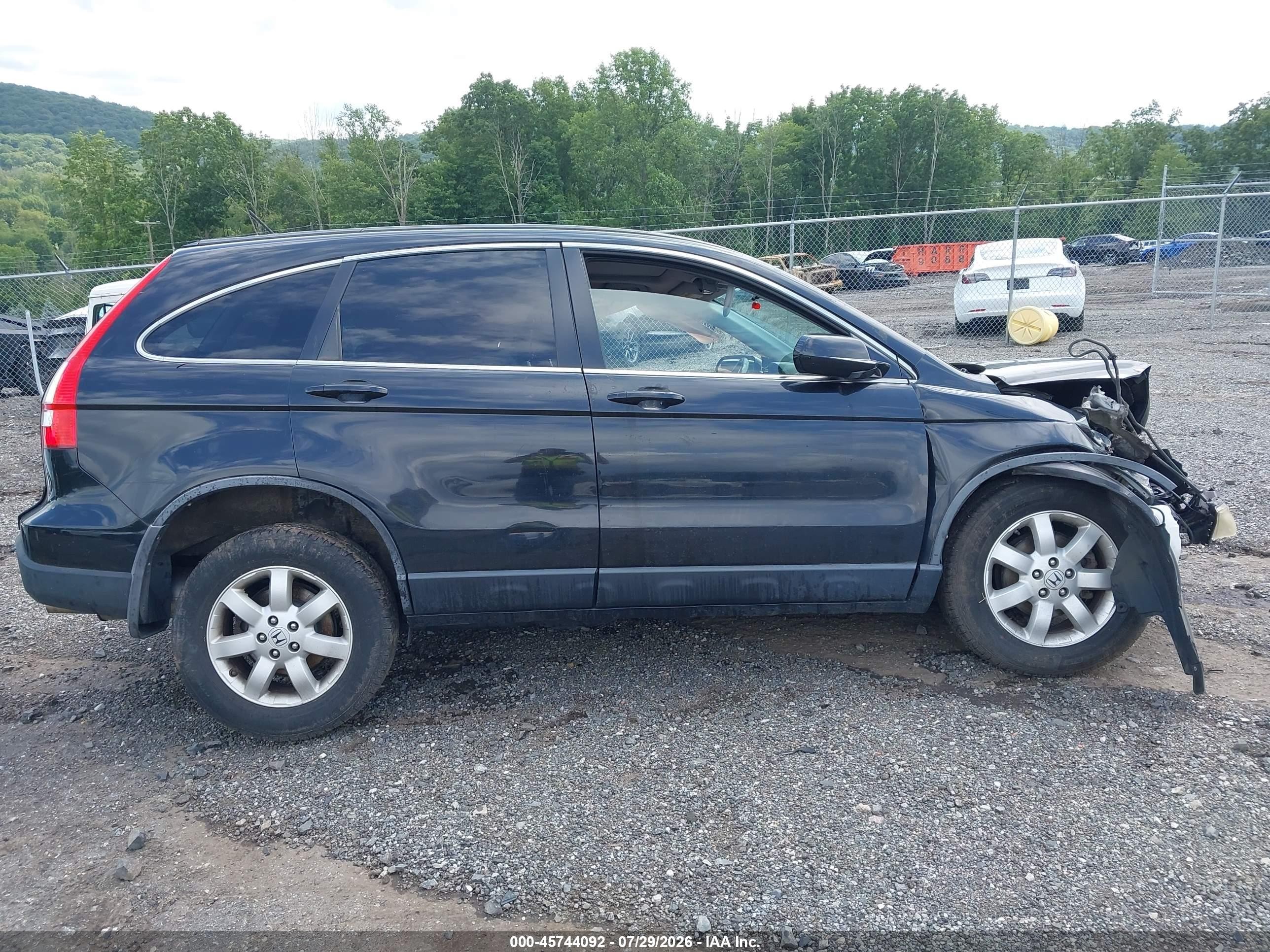 2008 Honda Cr-v Ex-l Black vin: JHLRE48718C079533