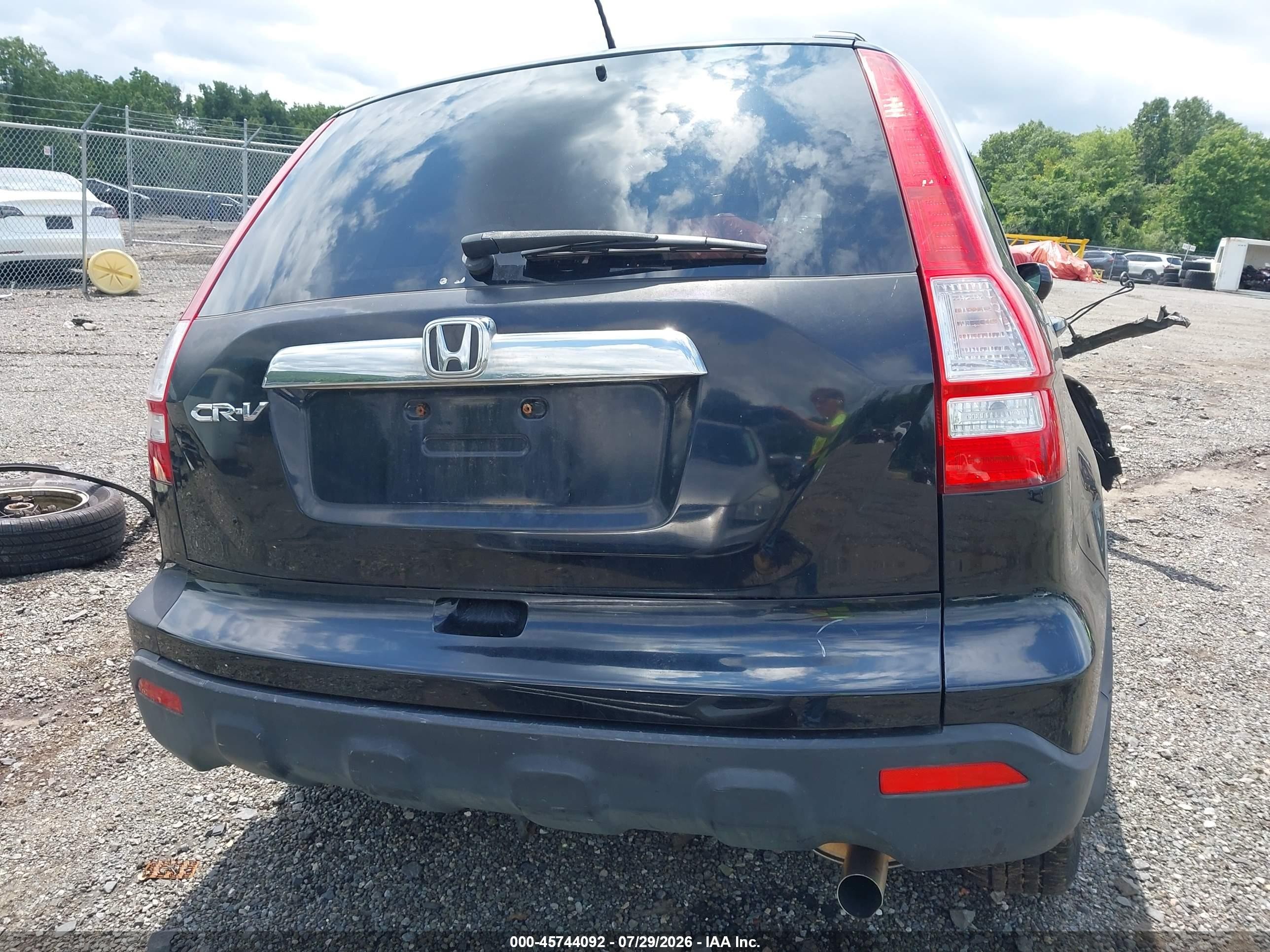 2008 Honda Cr-v Ex-l Black vin: JHLRE48718C079533