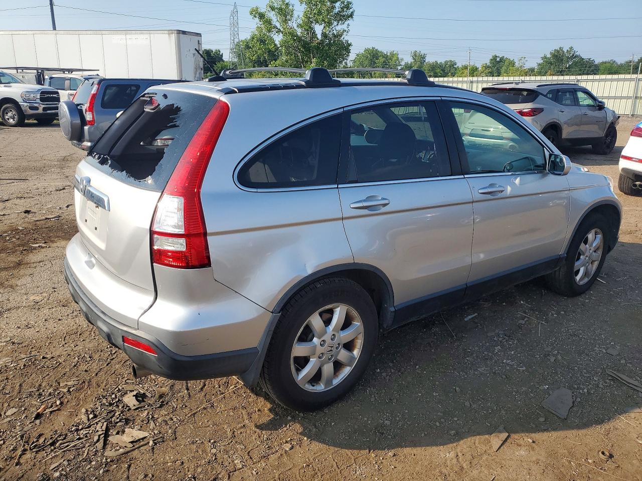 2009 Honda Cr-v Exl Silver vin: JHLRE48719C024470