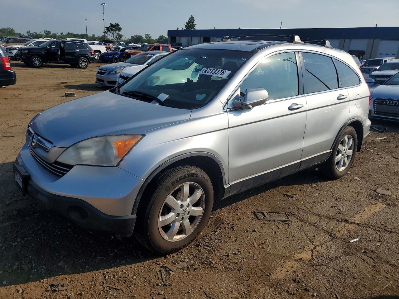 2009 Honda Cr-v Exl Silver vin: JHLRE48719C024470