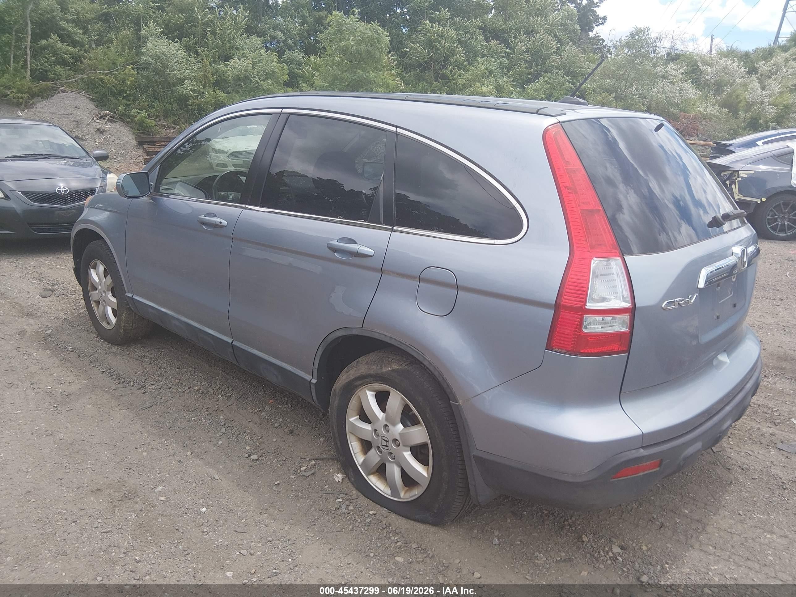 2007 Honda Cr-v Ex-l Синий vin: JHLRE48727C002071