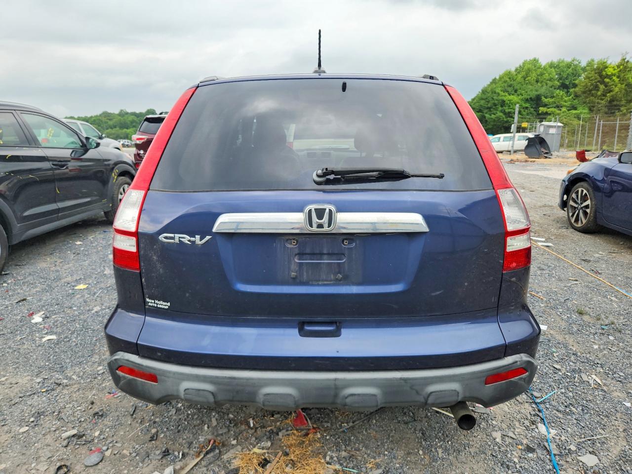 2007 Honda Cr-v Exl Blue vin: JHLRE48727C013720