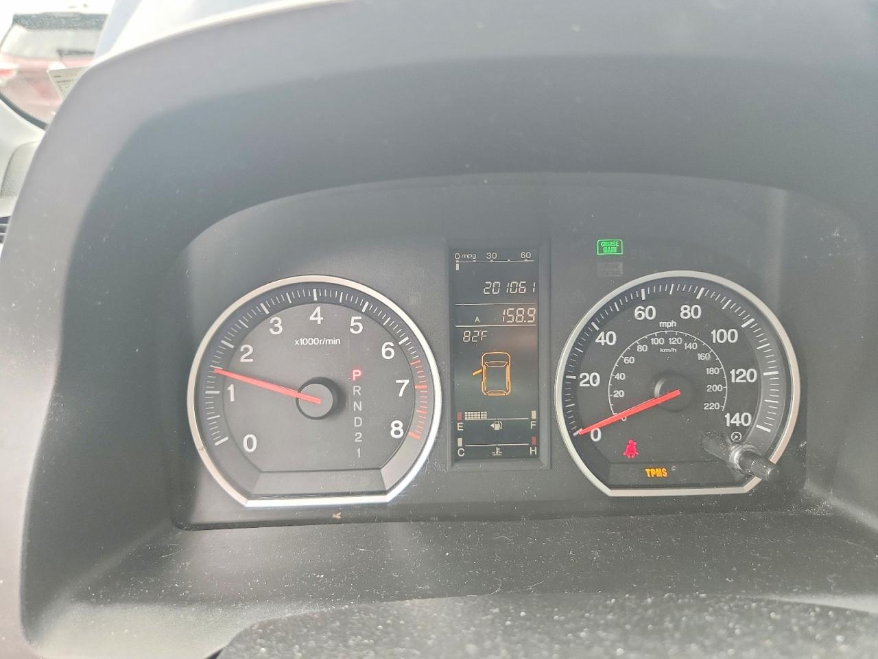 2007 Honda Cr-v Exl Blue vin: JHLRE48727C013720
