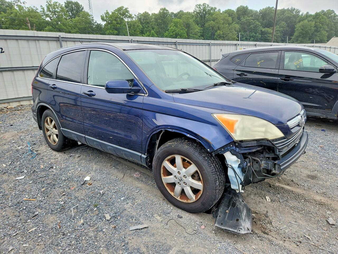 2007 Honda Cr-v Exl Blue vin: JHLRE48727C013720