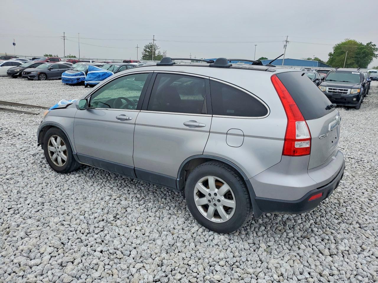 2007 Honda Cr-v Exl Silver vin: JHLRE48727C026306