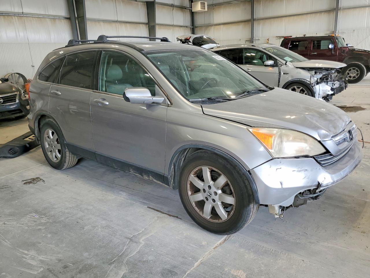 2007 Honda Cr-v Exl Silver vin: JHLRE48727C026306
