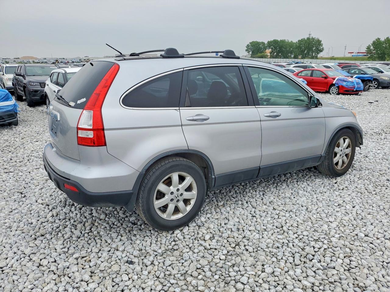 2007 Honda Cr-v Exl Silver vin: JHLRE48727C026306