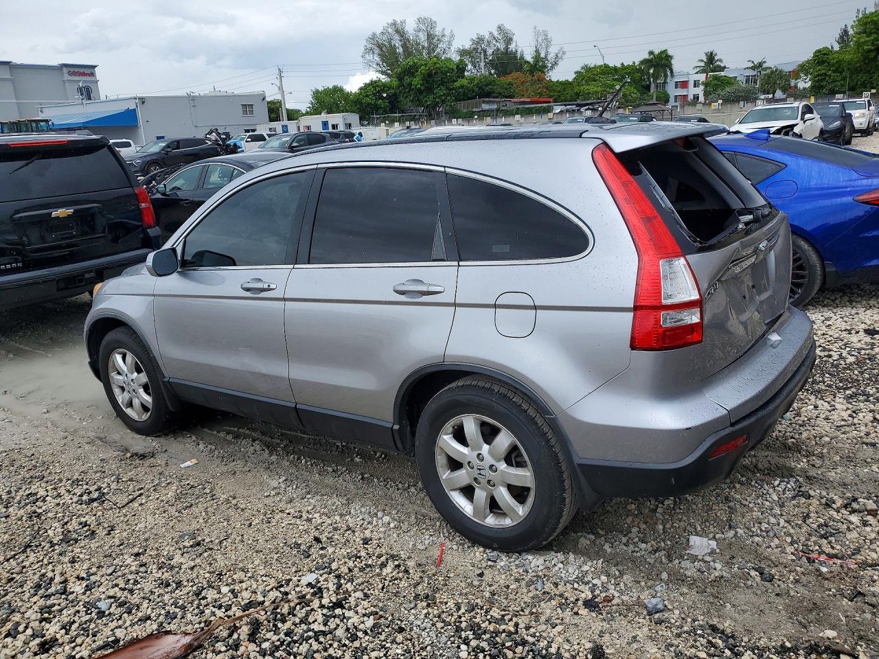 2007 Honda Cr-v Exl Silver vin: JHLRE48727C027262