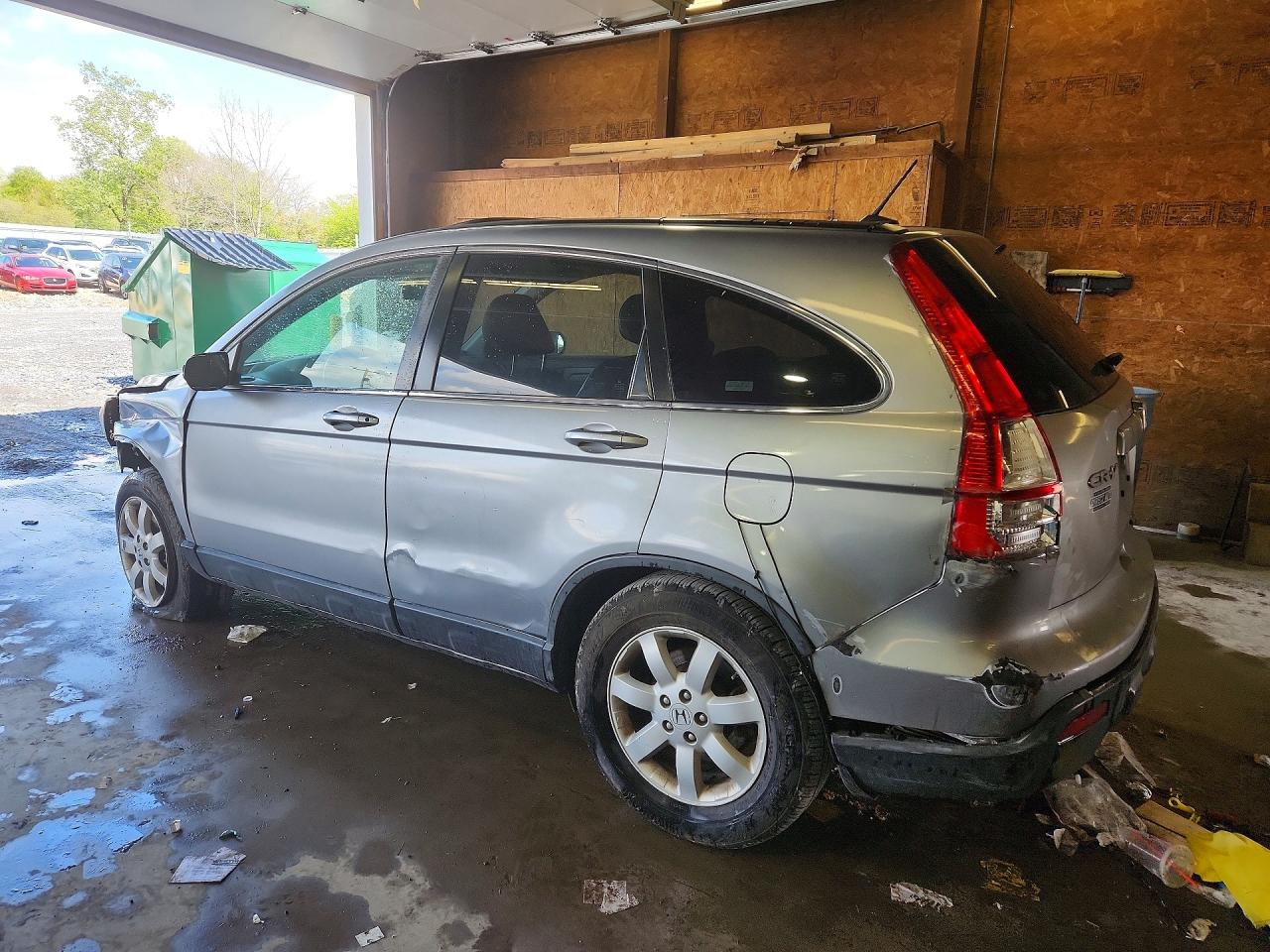 2007 Honda Cr-v Exl Silver vin: JHLRE48727C039394