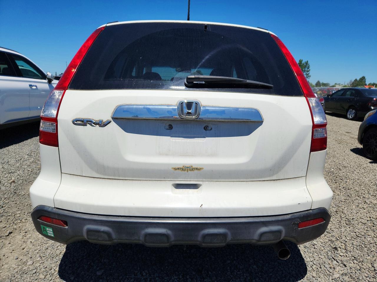 2007 Honda Cr-v Exl White vin: JHLRE48727C064490