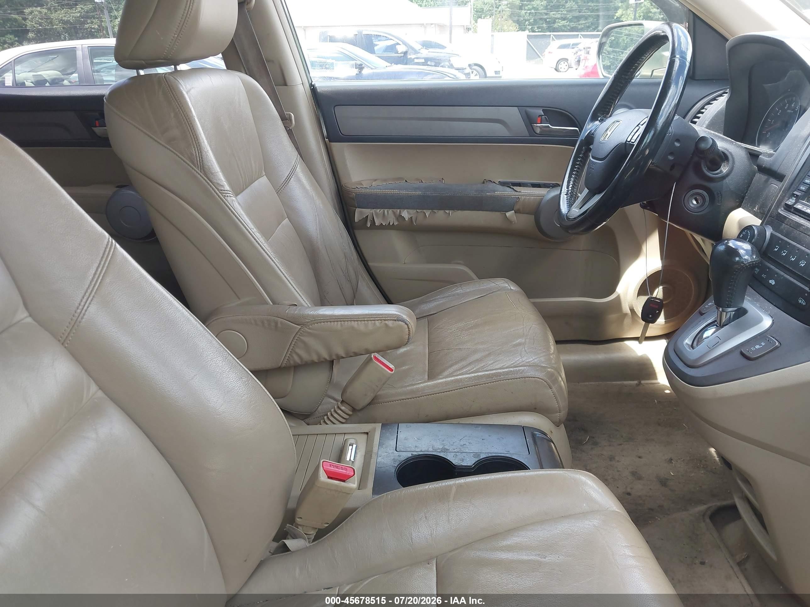 2007 Honda Cr-v Ex-l Green vin: JHLRE48727C072900