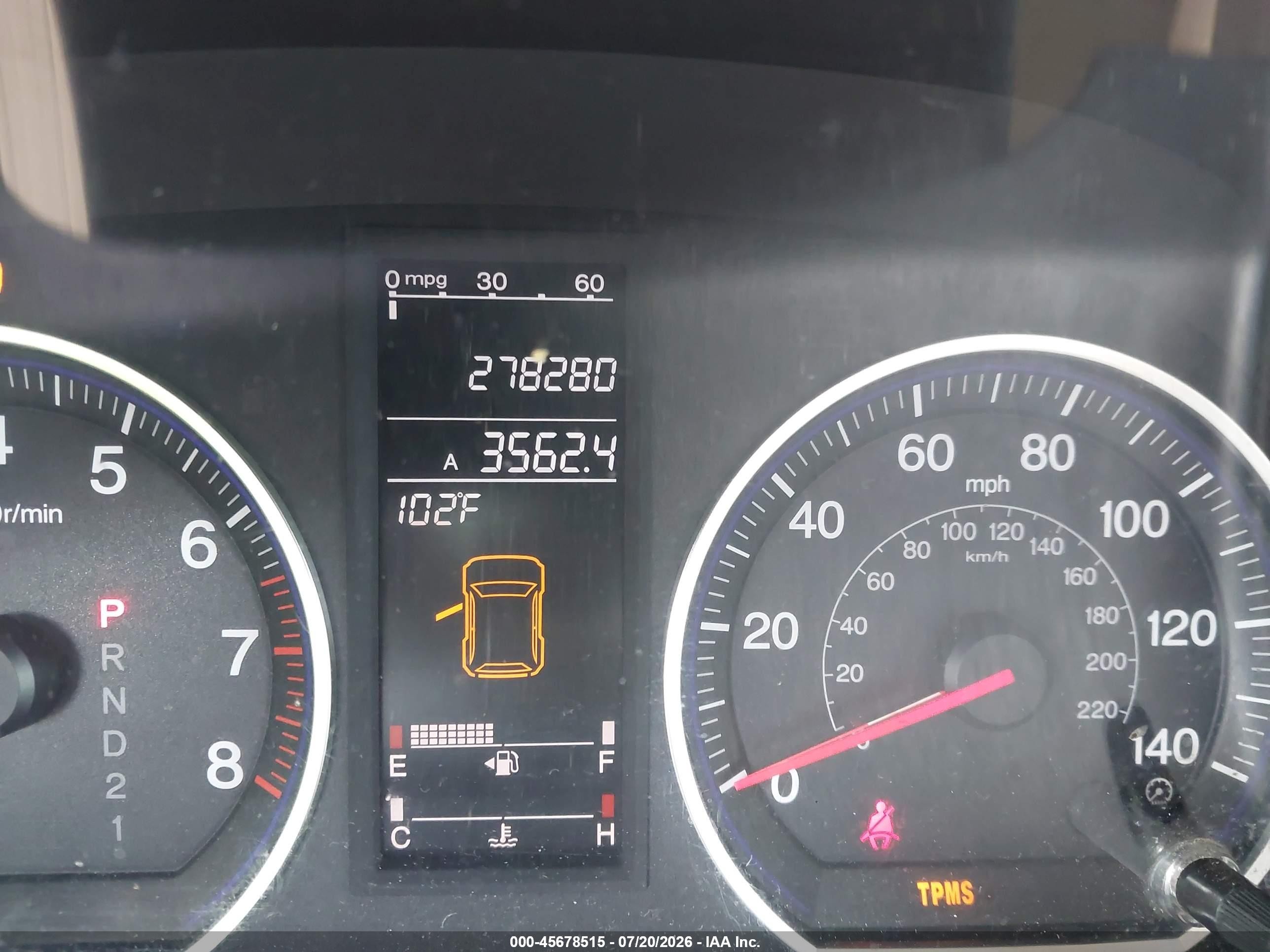 2007 Honda Cr-v Ex-l Green vin: JHLRE48727C072900