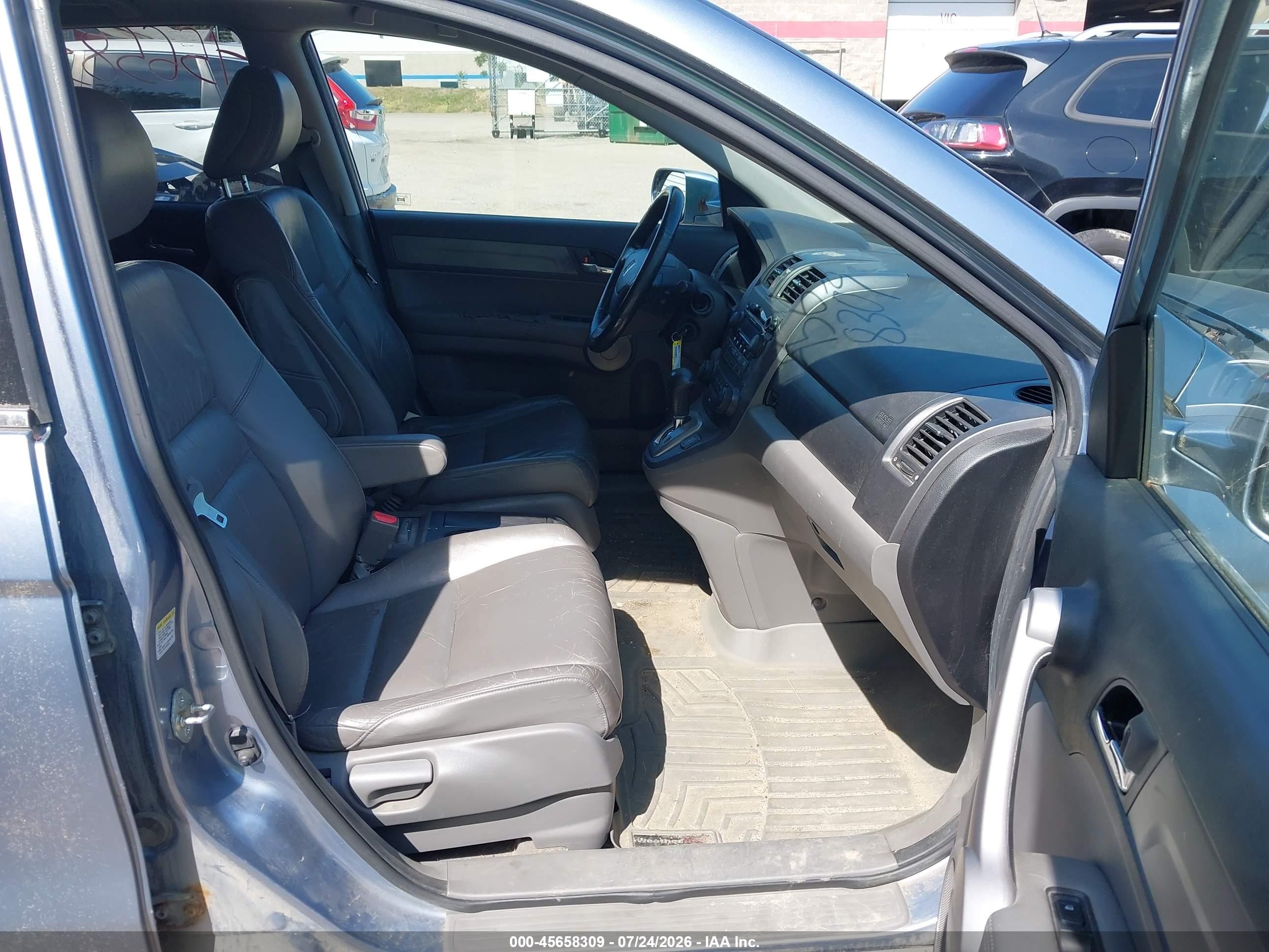 2007 Honda Cr-v Ex-l Light Blue vin: JHLRE48727C083847
