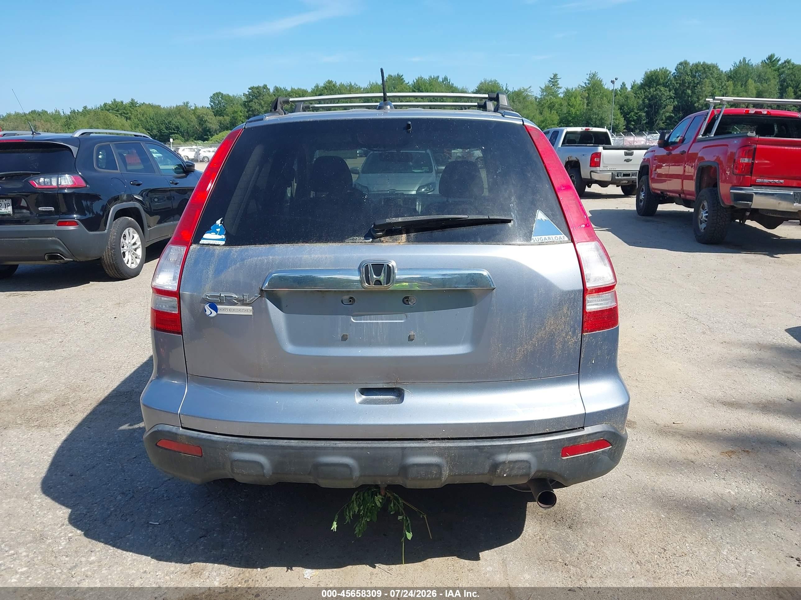2007 Honda Cr-v Ex-l Light Blue vin: JHLRE48727C083847