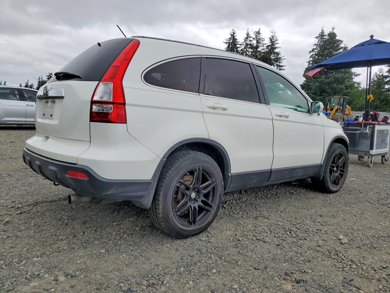 2007 Honda Cr-v Exl White vin: JHLRE48727C084867