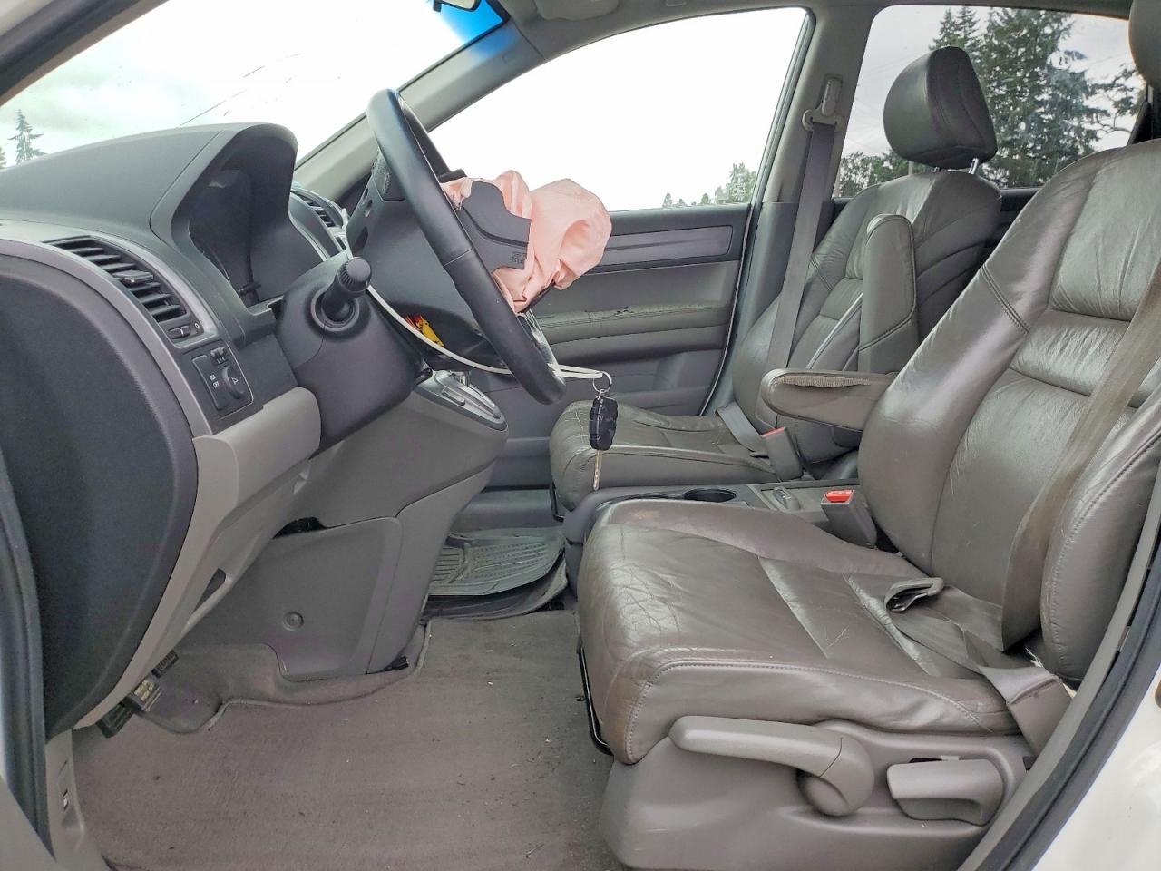 2007 Honda Cr-v Exl White vin: JHLRE48727C084867