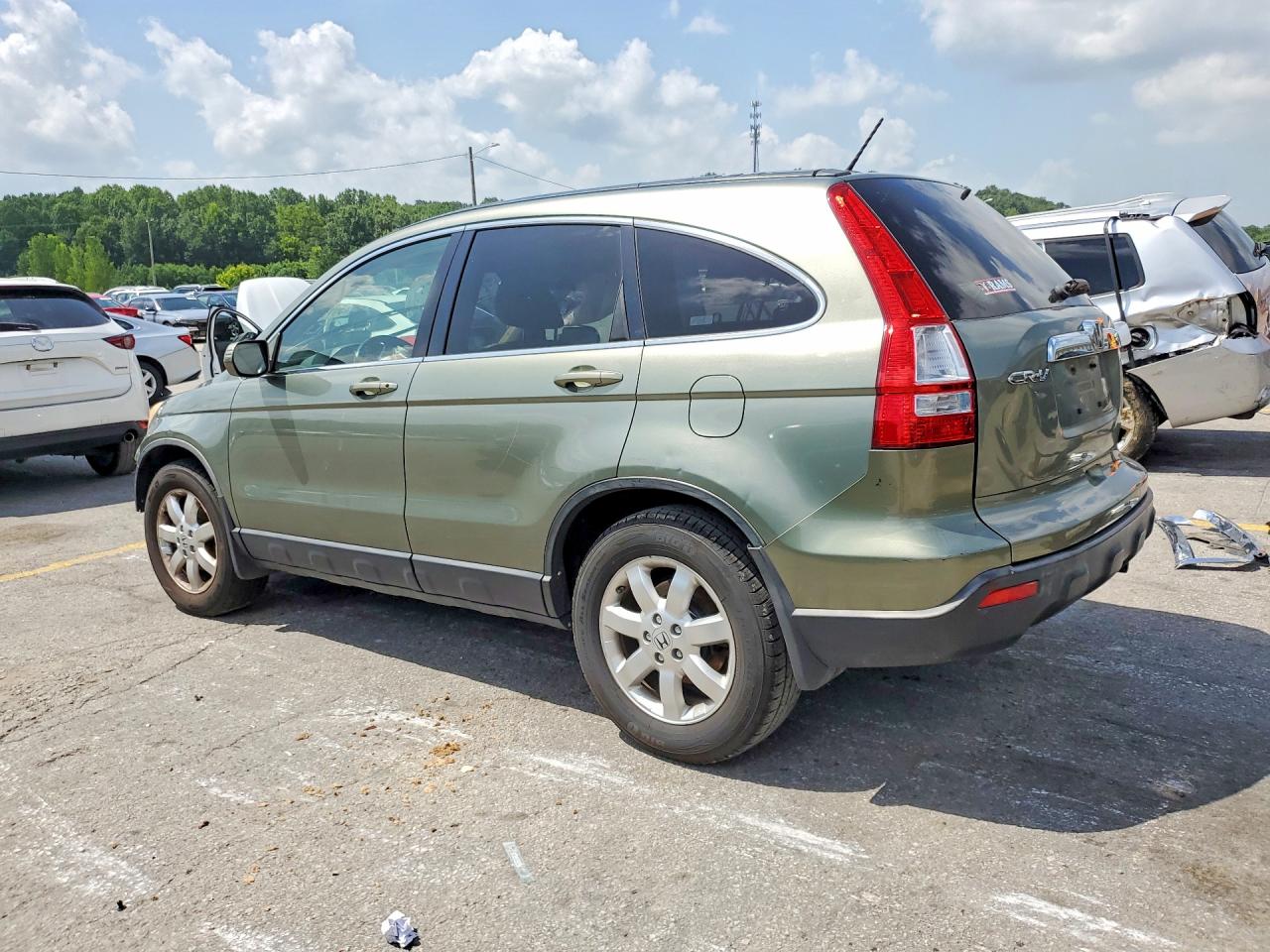 2007 Honda Cr-v Exl Green vin: JHLRE48727C087204