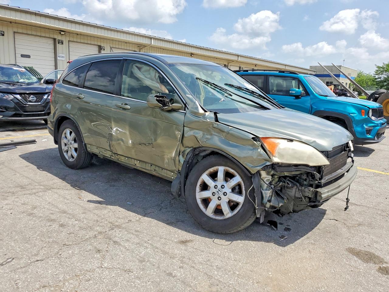 2007 Honda Cr-v Exl Green vin: JHLRE48727C087204