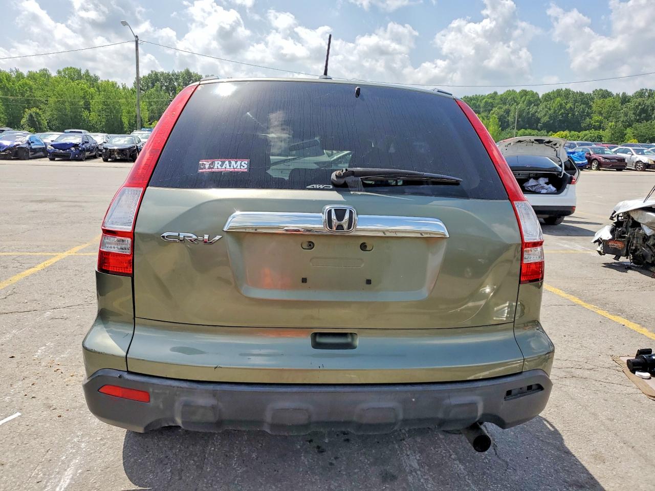 2007 Honda Cr-v Exl Green vin: JHLRE48727C087204